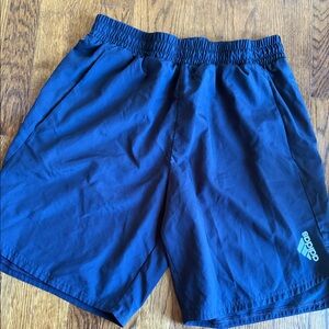 Adidas athletic shorts. Navy.